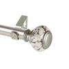 Rod Desyne 1" Prince Single Curtain Rod, 48-84 inch, Satin Nickel view 1
