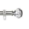 Rod Desyne 1" Prince Single Curtain Rod, 48-84 inch, Satin Nickel view 3