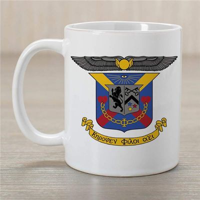 Delta Kappa Epsilon DKE Greek Crest Coffee Mug