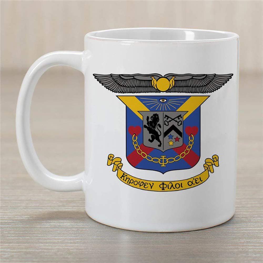 Delta Kappa Epsilon DKE Greek Crest Coffee Mug