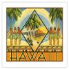 Hawaii - Cover of a Hawaiian Travel Brochure - Vintage Hawaiian Travel Advertisement c.1943 - Bamboo Fine Art 290gsm Paper (Unframed) 17x22in view 1