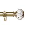 Rod Desyne 1" Prince Single Curtain Rod, 48-84 inch, Light Gold view 3