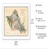 Oahu Hawaii - Hawaiian Islands - Survey Map - T.H. Territory of Hawaii USA - Vintage Map by John M. Donn c.1902 - Bamboo Fine Art 290gsm Paper (Unframed) 17x22in view 2