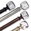 Rod Desyne 1" Janice Single Curtain Rod, 48-84 inch, Light Gold view 2