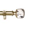 Rod Desyne 1" Janice Single Curtain Rod, 48-84 inch, Light Gold view 3