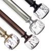 Rod Desyne 1" Janice Single Curtain Rod, 48-84 inch, Light Gold view 4