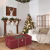 Rolling Christmas Tree Storage Bag - Heavy-Duty Storage Bags for 12FT Artificial Trees, Seasonal Dcor, Packing, Moving, and More by Elf Stor (Red) view 2