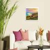 Malibu Coast Wineries - Santa Monica Mountains - California Vineyards Wine Country Art by Kerne Erickson - Bamboo Fine Art 290gsm Paper (Unframed) 17x22in view 3