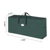 Christmas Tree & Wreath Storage Bag-Set of 2-For 10 Foot Artificial Trees & 30 Holiday Wreaths-Green Canvas Organizer with Handles by Tiny Tim Totes view 2