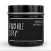 Grapefruit and Basil | Natural Soy Candle | Hand Poured in The USA | Long Lasting 48-56 Burn Time | Highly Scented Aromatherapy Candle | Contemporary Black Tin | 8 oz view 1