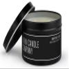 Grapefruit and Basil | Natural Soy Candle | Hand Poured in The USA | Long Lasting 48-56 Burn Time | Highly Scented Aromatherapy Candle | Contemporary Black Tin | 8 oz view 2