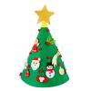 Christmas Tree RENRUIRUI- Felt Handmade DIY 3D Set with 17Pcs Xmas Ornaments,Xmas Home Decor Holiday New Year Gifts for Kids Toddlers view 1