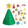 Christmas Tree RENRUIRUI- Felt Handmade DIY 3D Set with 17Pcs Xmas Ornaments,Xmas Home Decor Holiday New Year Gifts for Kids Toddlers view 3