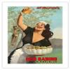 Olio Radino Italian Olive Oil - Puro e Squisito (Pure and Delicious) - Vintage Advertising Poster by Gino Boccasile c.1948 - Bamboo Fine Art 290gsm Paper (Unframed) 17x22in view 1