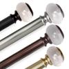 Rod Desyne 1" Lilian Single Curtain Rod, 48-84 inch, Light Gold view 2