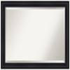Amanti Art Black Bathroom Mirror for Over Sink, 29x41 Astor Black Rectangle Vanity Mirror, Large Traditional Frame, Hangs Horizonally and Vertically, Bathroom Wall Decor, Beveled Edge view 1