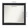 Amanti Art Black Bathroom Mirror for Over Sink, 29x41 Astor Black Rectangle Vanity Mirror, Large Traditional Frame, Hangs Horizonally and Vertically, Bathroom Wall Decor, Beveled Edge view 4