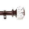 Rod Desyne 1" Will Single Curtain Rod, 48-84 inch, Bronze view 3