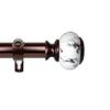 Rod Desyne 1" Prince Single Curtain Rod, 48-84 inch, Bronze view 3
