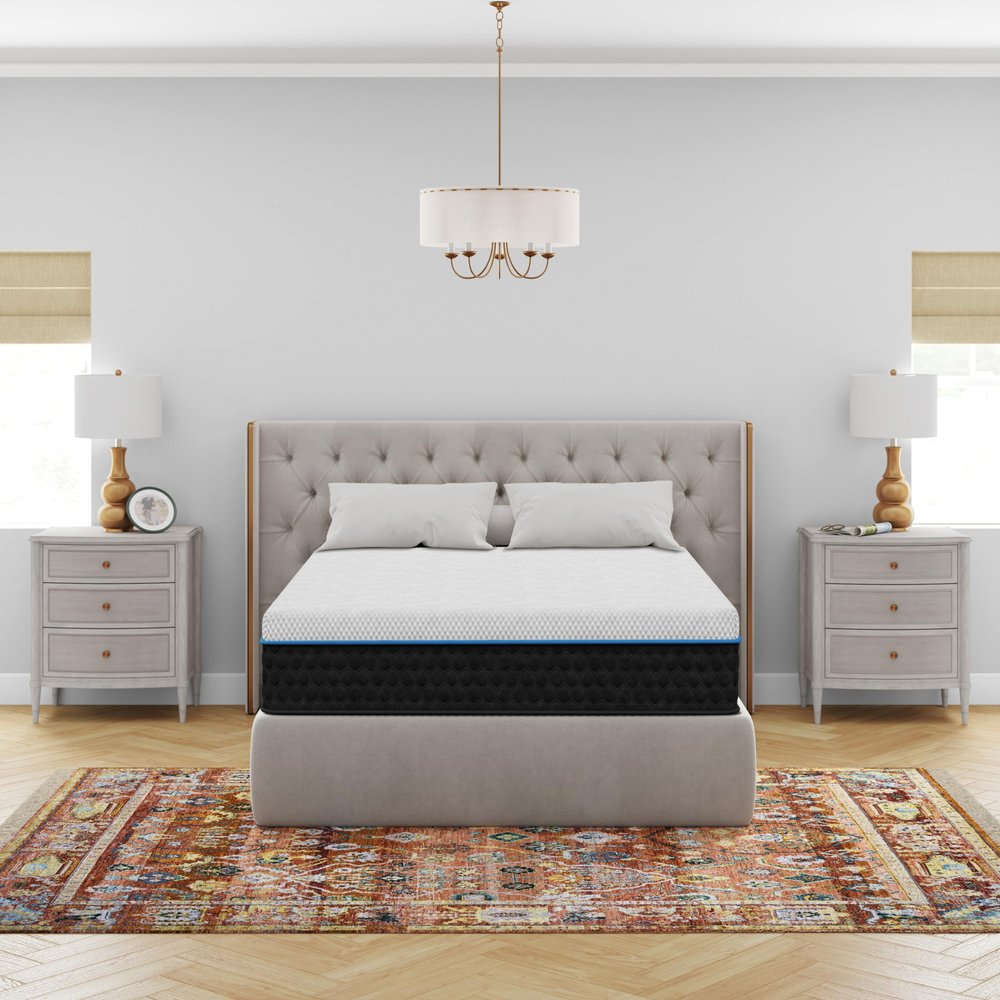 Diamond Mattress FreshRise Plus Copper Infusion Foam Mattress, Full Mattress 12-inch, Medium, Greenguard Gold, CertiPUR-US Certified, Fiberglass-Free, Made in USA