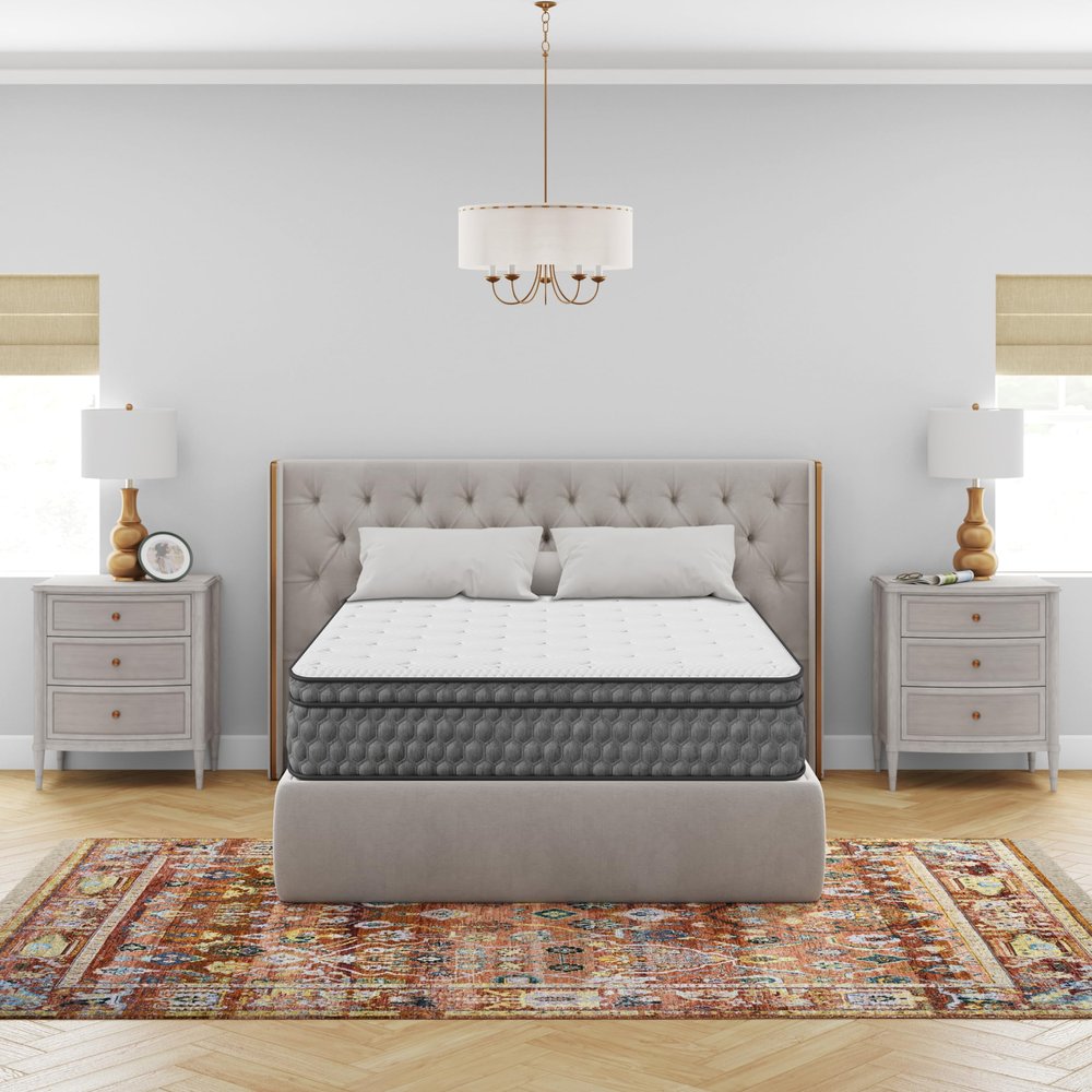 Diamond Mattress Soothe Gel Euro Top Pressure-Relieving Mattress, Full 11-inch, Greenguard Gold, CertiPUR-US Certified, Fiberglass-Free, Made in USA