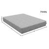 Diamond Mattress Soothe Gel Pressure-Relieving Mattress, Twin 10-inch, Greenguard Gold, CertiPUR-US Certified, Fiberglass-Free, Made in USA view 2