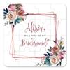 XOXOKristen Personalized Bridesmaid Proposal Puzzle. Custom Will You Be My Bridesmaid Gift. Ask Bridesmaid with a funny proposal (Boho) view 2