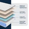 Diamond Mattress EquaLite Copper Infused Cooling Hybrid Medium Mattress, Queen14-inch, Greenguard Gold, CertiPUR-US Certified, Fiberglass-Free, Made in USA view 3