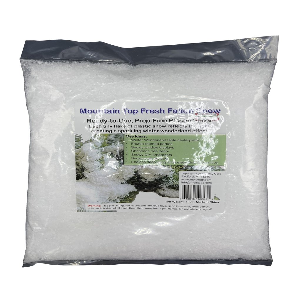 Science Gone Fun Artificial Falling Snow for Holiday Decorating It Never Melts! (5)