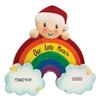 Personalized Baby Christmas Ornament (Rainbow Baby) view 2