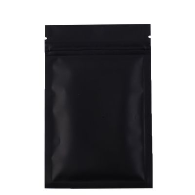 QQ Studio 100pcs Double-Sided Matte Foil Flat Packaging Zipper Seal Bags (4.7" x 7.1", Matte White)