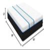 Diamond Mattress EquaLite Plus Copper Cooling Hybrid Mattress, Queen Mattress 12-inch Medium, Greenguard Gold, CertiPUR-US Certified, Fiberglass-Free, Made in USA view 2