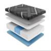 Diamond Mattress IceFloe Ultra-Cool Memory Foam Mattress Graphite & Silver Infused Medium Firmness 14 inch California King CertiPUR-US & GREENGUARD Gold Certified Made in USA view 2