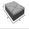 Diamond Mattress IceFloe Ultra-Cool Memory Foam Mattress  Graphite & Silver Infused  Medium Firmness 14 inch Queen  CertiPUR-US & GREENGUARD Gold Certified  Made in USA view 2