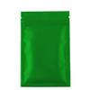 QQ Studio 100pcs Double-Sided Matte Foil Flat Packaging Zipper Seal Bags (4.7" x 7.1", Matte Green) view 1
