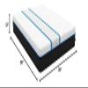 Diamond Mattress EquaLite Plus Copper Cooling Hybrid Mattress, Twin XL Mattress 12-inch Medium, Greenguard Gold, CertiPUR-US Certified, Fiberglass-Free, Made in USA view 2