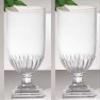 Decor Home Glass Plain Hurricanes (Set of 2) view 1