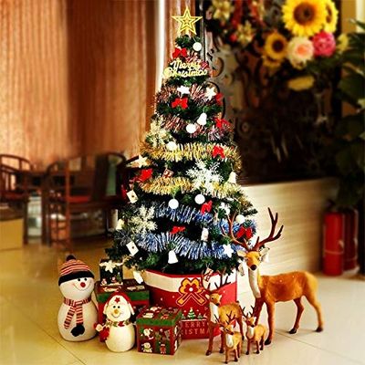 HNZZ Christmas Tree Christmas Decorations 1.5m, Christmas Festival Essential for Home/School/Store/Hotel Lanterns and Christmas Decoration Happy Amanda Store