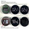 BOSAI Timers, Kitchen Timer for Kids, Digital Countdown Magnetic Egg Timer for Cooking, with Constant Light Function for classrooms, Quiet for Children and TeachersBlack view 2