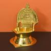 TANGERINE Brass Traditional Gajalakshmi Diya view 3