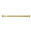 CXYGZLJ Punch-Free Shower Curtain Rod, Telescopic Rod, Clothes Rail, Curtain Rod, Bathroom Toilet Rack, Bedroom Wardrobe Pole (Gold) Pull Rod (Size : 127-220cm) view 1