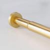 CXYGZLJ Punch-Free Shower Curtain Rod, Telescopic Rod, Clothes Rail, Curtain Rod, Bathroom Toilet Rack, Bedroom Wardrobe Pole (Gold) Pull Rod (Size : 127-220cm) view 2