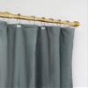CXYGZLJ Punch-Free Shower Curtain Rod, Telescopic Rod, Clothes Rail, Curtain Rod, Bathroom Toilet Rack, Bedroom Wardrobe Pole (Gold) Pull Rod (Size : 127-220cm) view 3
