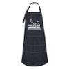 Hot4TShirts Hair Stylist Apron  Custom Denim Hairdresser Aprons with Pockets  Personalized Cosmetology Barber Gifts for Women & Men (Indigo Denim) view 1