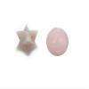 Astroghar Natural Rose Quartz Crystal 20 Mm Merkaba Star and Ball Sphere for Reiki Healing view 1