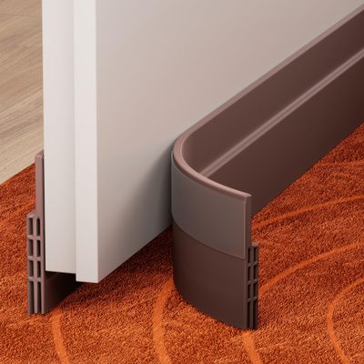 Grotheory Door Draft Stopper, Door Sweep, Weather Stripping Seal, 2 Pack