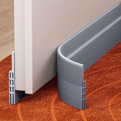 Grotheory Door Draft Stopper, Door Sweep, Weather Stripping Seal, 2 Pack