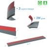 Grotheory Door Draft Stopper, Door Sweep, Weather Stripping Seal, 2 Pack view 2