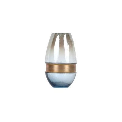 Creative Glass Vase (Color : A, Size : 8 * 8 * 23CM)