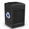 Commercial Zone Recycle42 Mixed Recycling Open Top - Black (746301) view 1